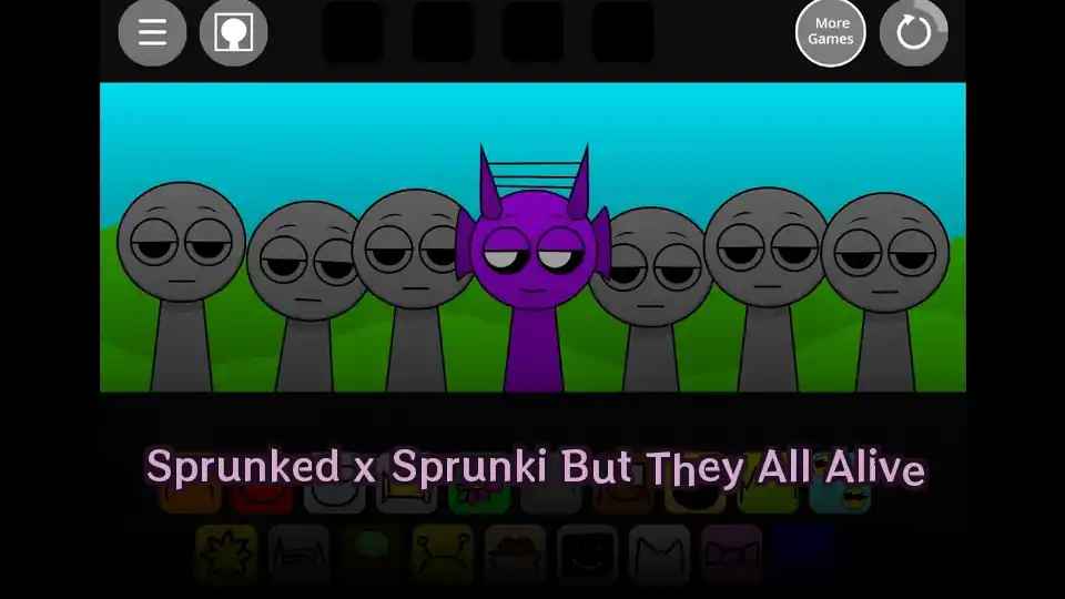 Sprunked x Sprunki But They All Alive