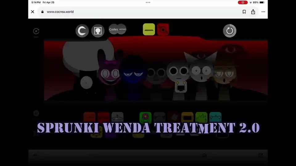 Sprunki Wenda Treatment 2.0
