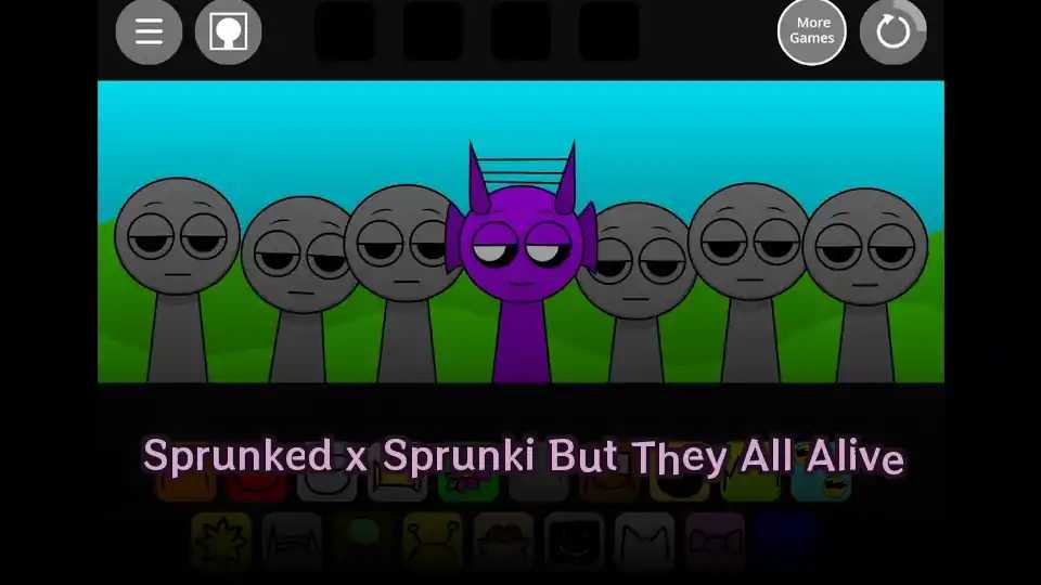 Sprunked x Sprunki But They All Alive