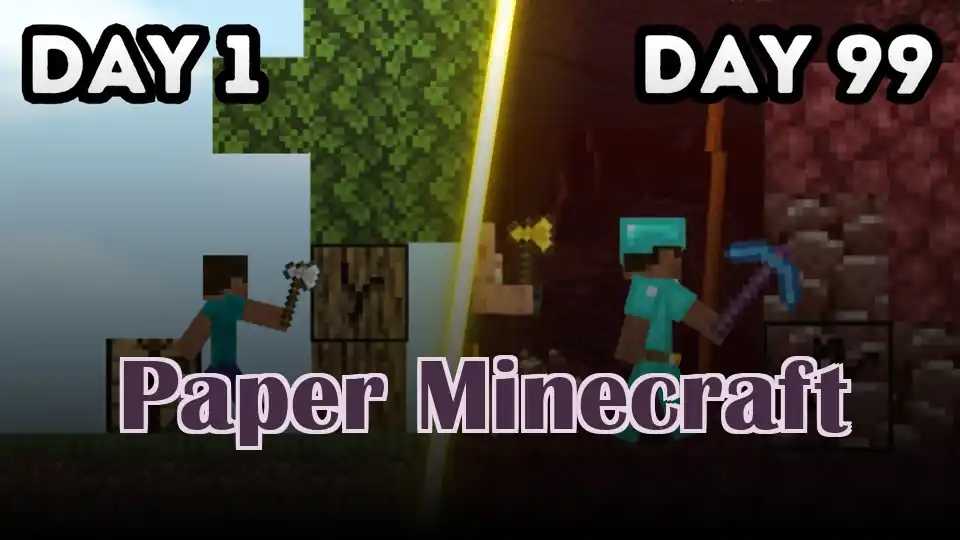 Paper Minecraft