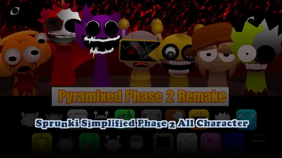 Sprunki Simplified Phase 2 All Character
