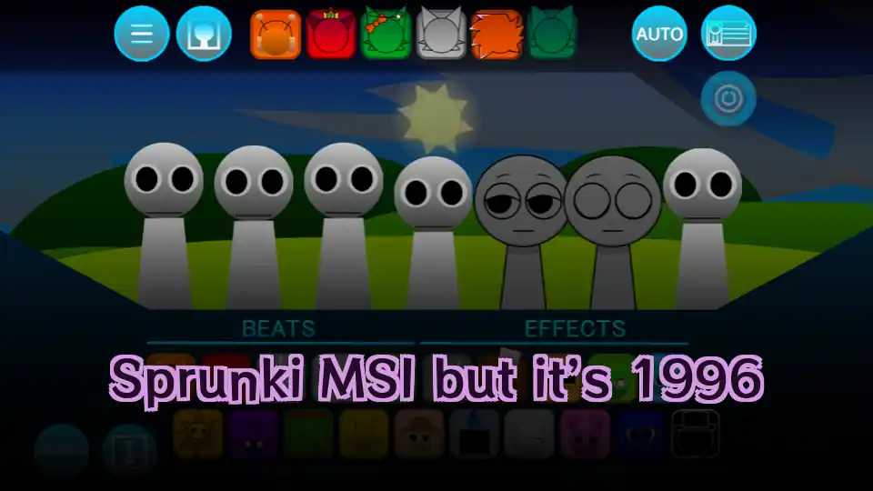 Sprunki MSI but it’s 1996