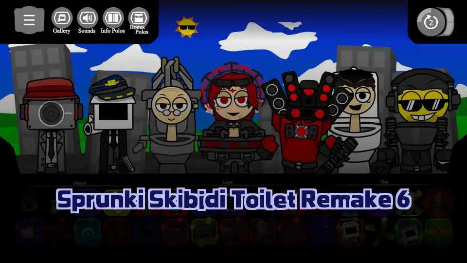 Sprunki Skibidi Toilet Remake 6