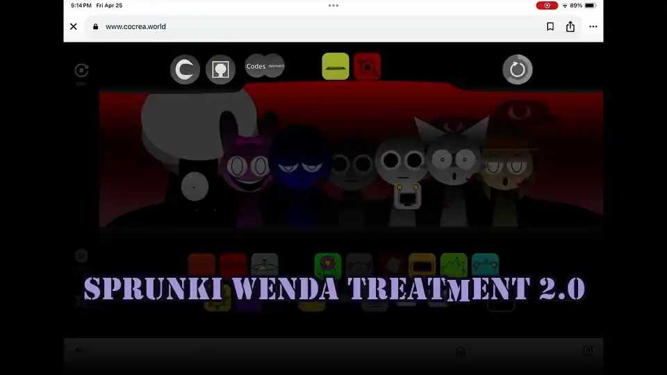 Sprunki Wenda Treatment 2.0