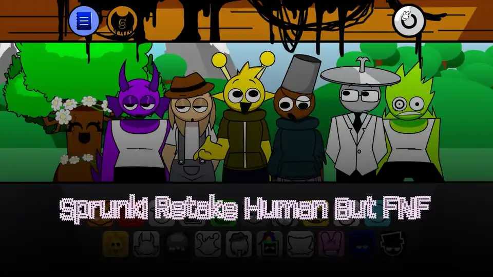 Sprunki Retake Human But FNF
