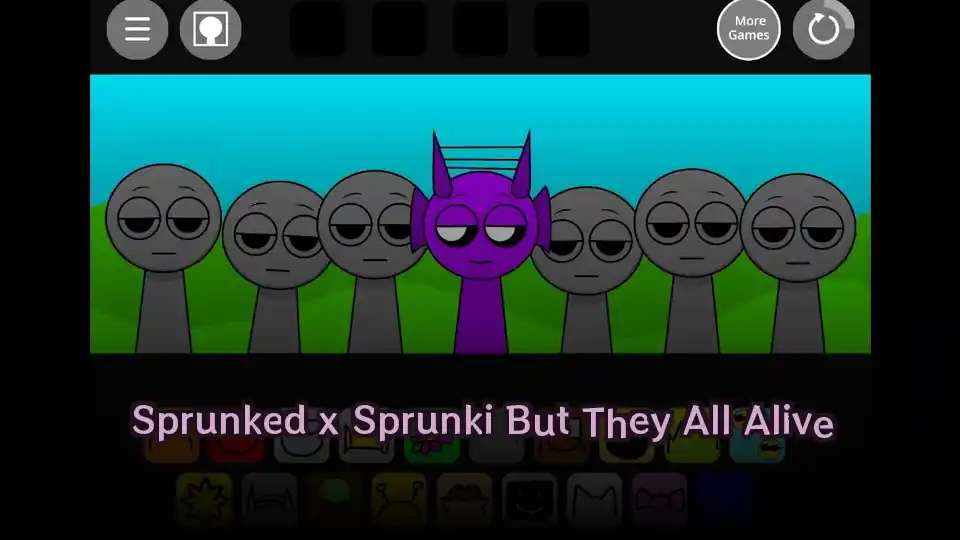 Sprunked x Sprunki But They All Alive