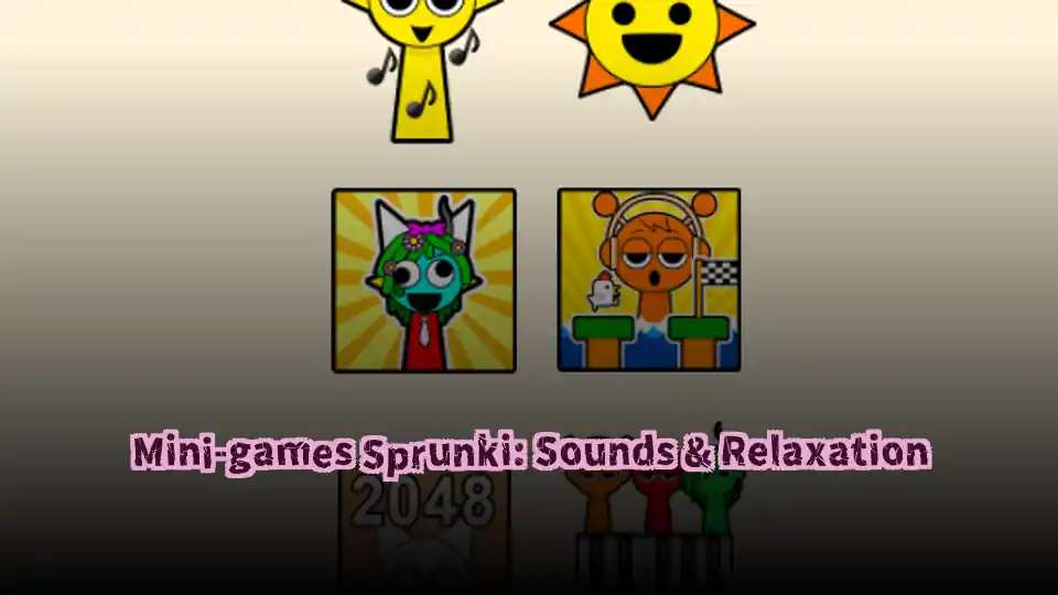 Mini-games Sprunki: Sounds & Relaxation