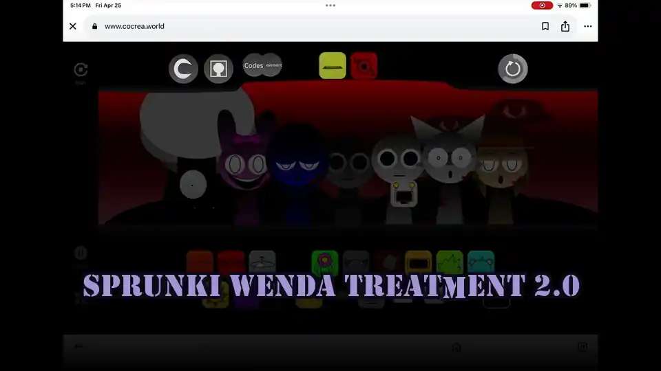 Sprunki Wenda Treatment 2.0