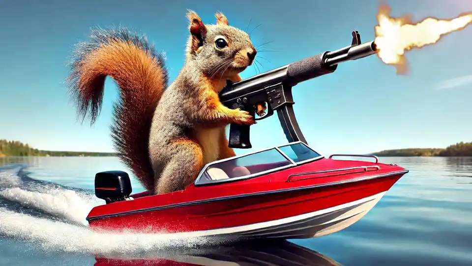 Squirrel With A Gun