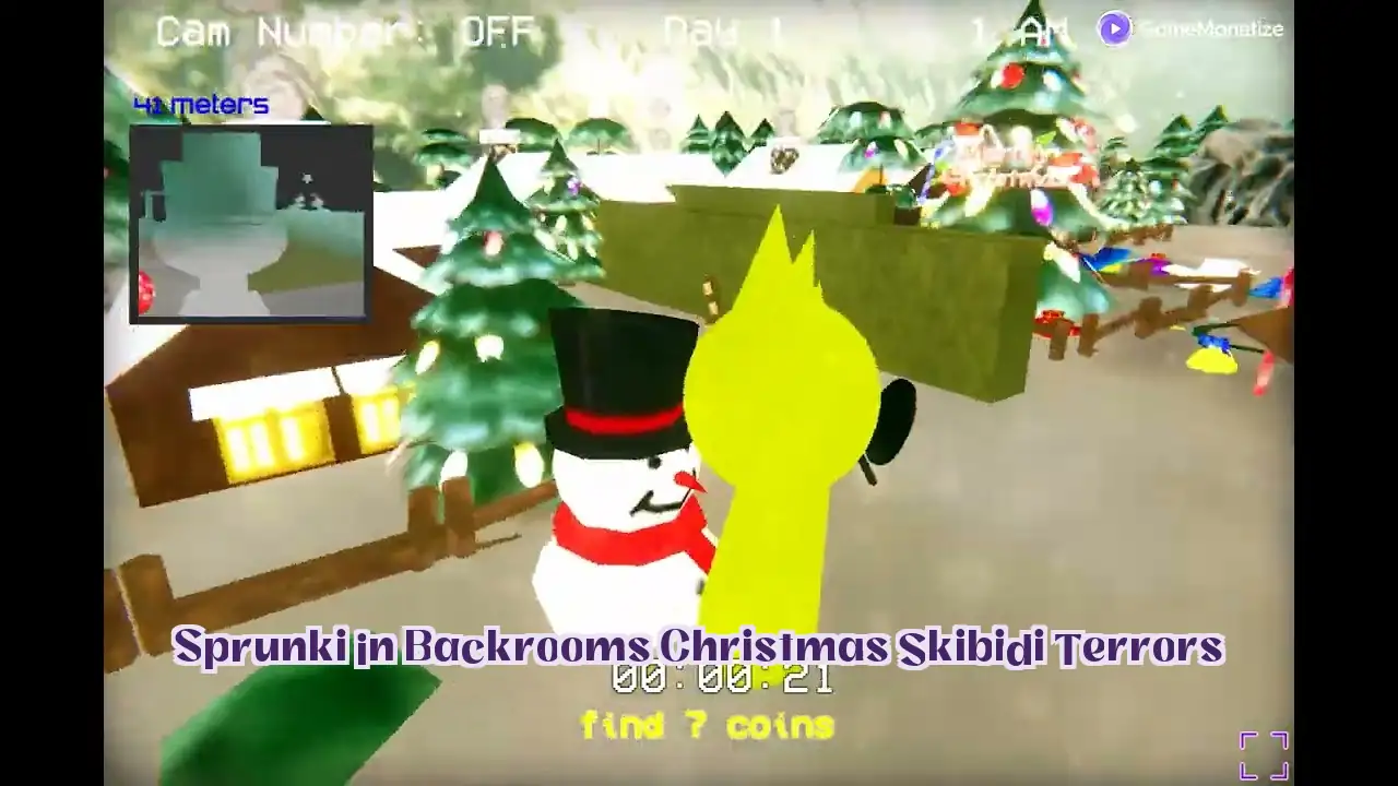 Sprunki in Backrooms Christmas Skibidi Terrors icon