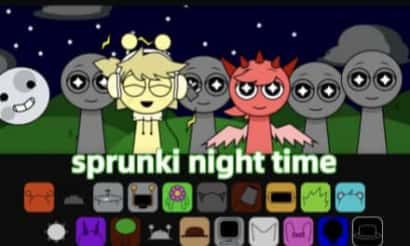 Sprunki Night Time icon